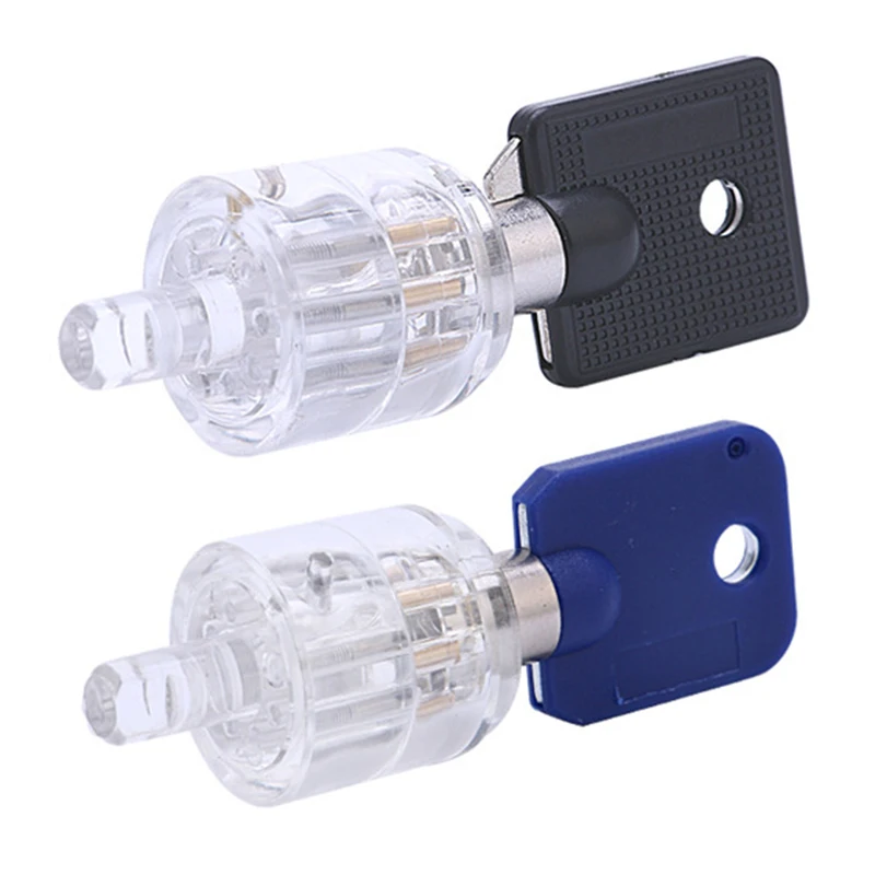 Цилиндр сливового замка прозрачный видимый тренировочный для слесарного