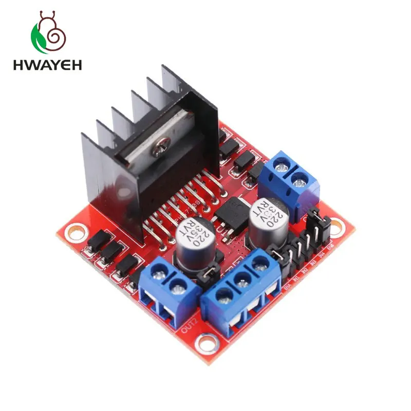 Модуль платы контроллера шагового двигателя L298N для arduino новый двойной h мост DC 1