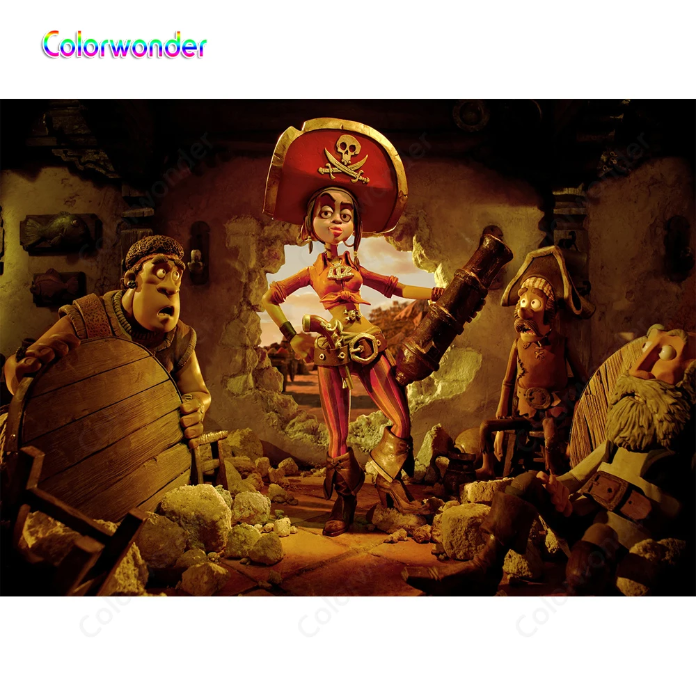 Colorwonder фон для фотосъемки с изображением женский костюм пирата оружием 7 х 5
