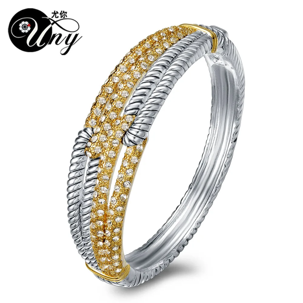 Uny браслет модный бренд Дэвид ювелирные изделия Браслеты Провода Винтаж Браслет
