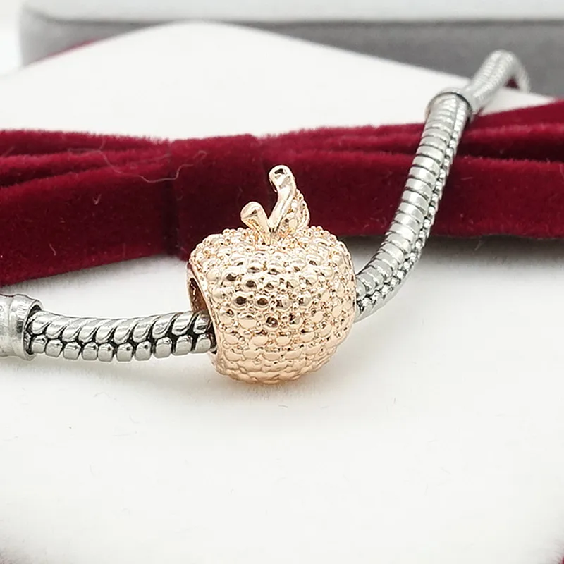 TTBEADS 1 шт. европейские Подвески из розового золота подходят для изготовления