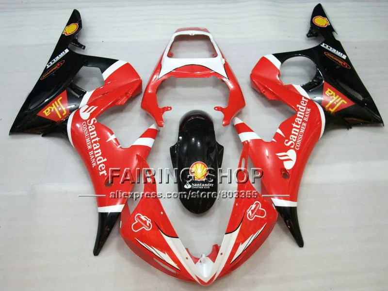 Детали для ремонта кузова мотоцикла YAMAHA R6 Обтекатели с глянцевым красным