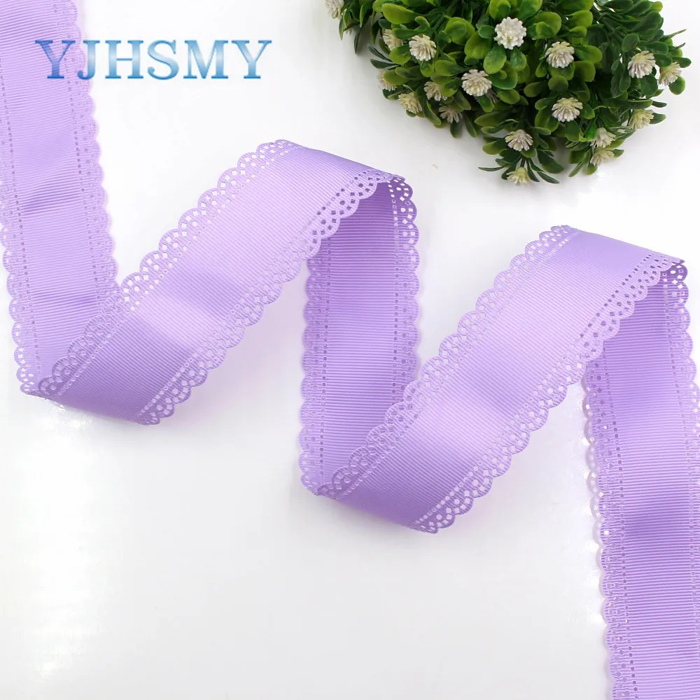 YJHSMY I-19407-882 10 ярдов горячая Распродажа 38 мм полые цветы сплошная корсажная лента