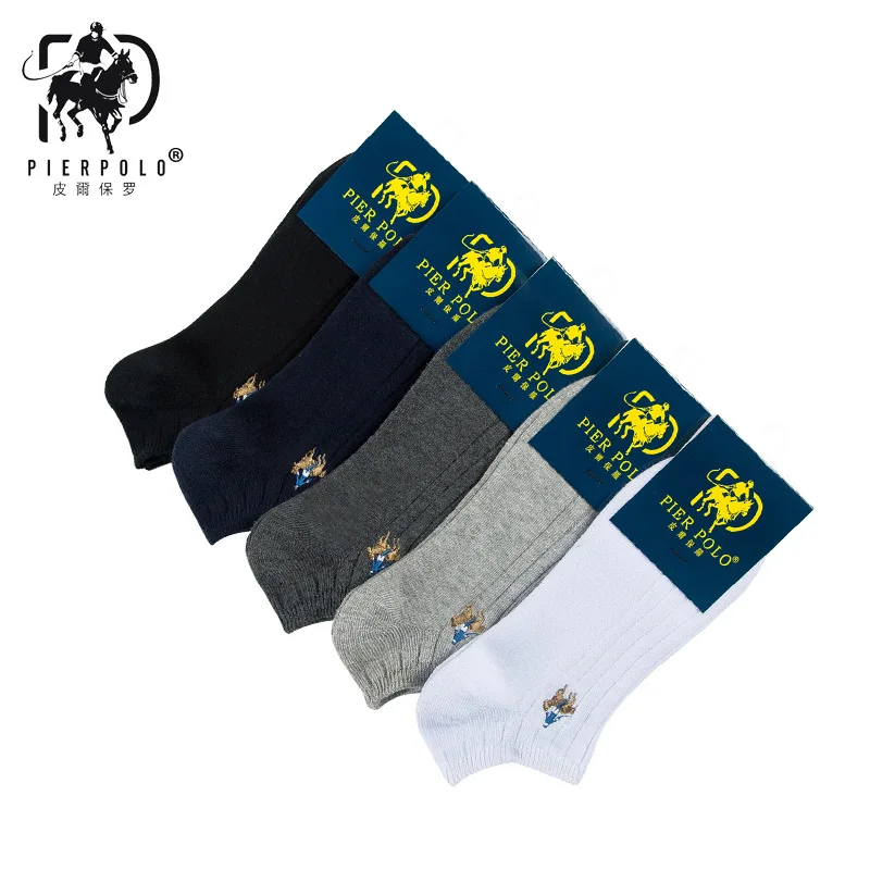 Носки PIER POLO мужские короткие брендовые невидимые до щиколотки повседневные с