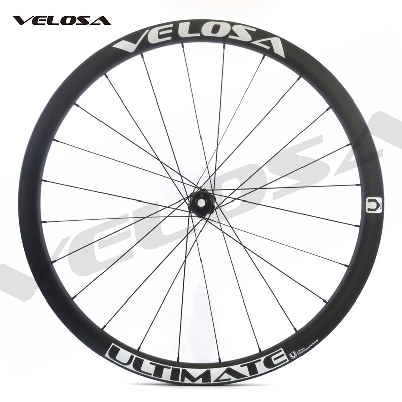 Velosa Ulti 35 полный углеродный комплект колес 700C дорожный велосипед дисковый тормоз