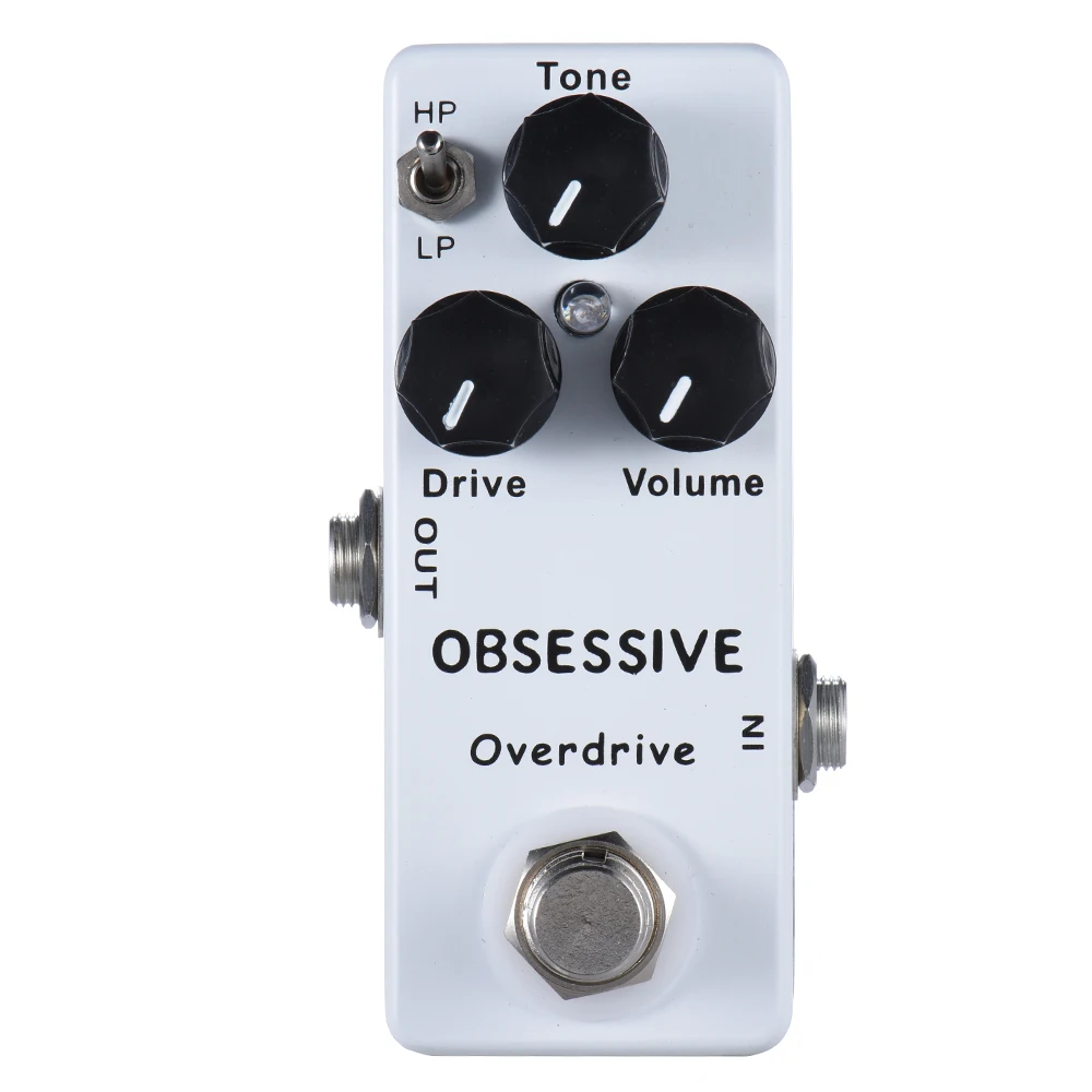 Мини Акустический компрессивный Привод Overdrive/Искажение педаль для гитарных