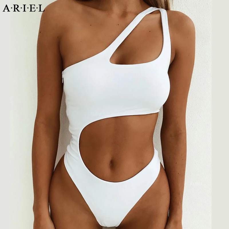 Цельный купальник женский купальный костюм Холтер Купальник боди сплошной