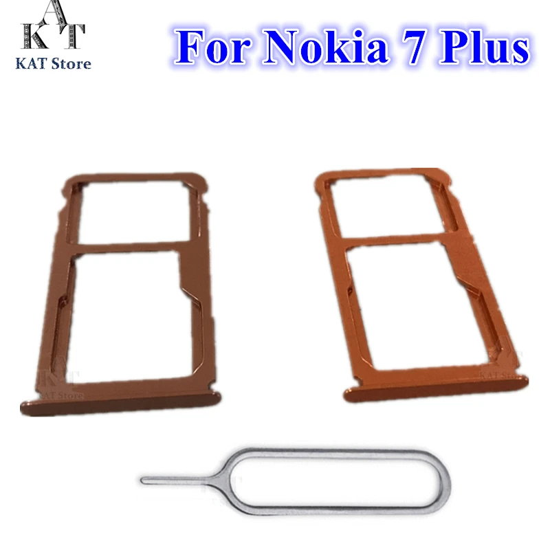 1 шт. для Nokia 7 plus + TA 1049 1055 1062 лоток sim карты слот SD Держатель с извлекающим штифтом