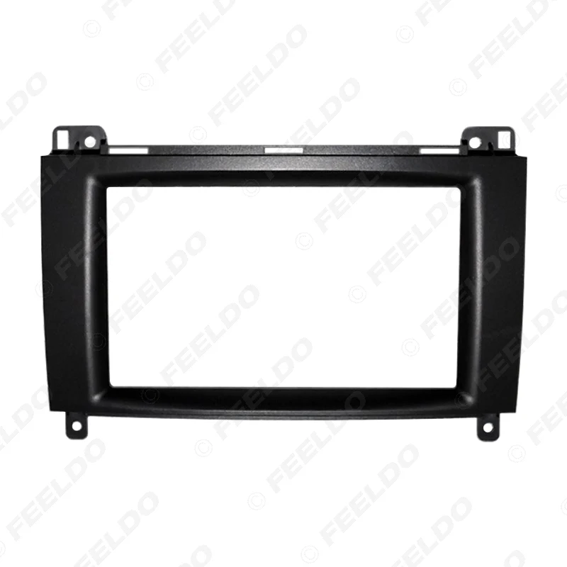 FEELDO 1 шт. 2Din Автомобильная стерео радио Fascia рамка для Mercedes-Benz B200/A-Class (W169)/B-Class (W245)