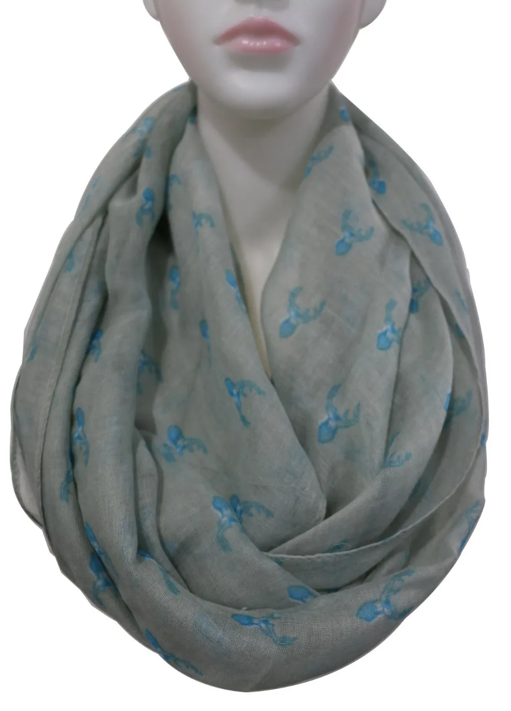 Бесплатная доставка 2018 новый модный абстрактный белый олень голова