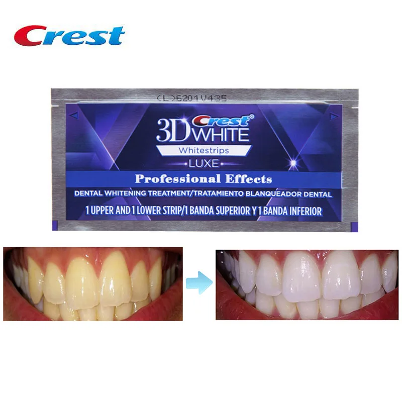 3D белые отбеливание зубов полоски профессиональные эффекты Whitestrips гигиена