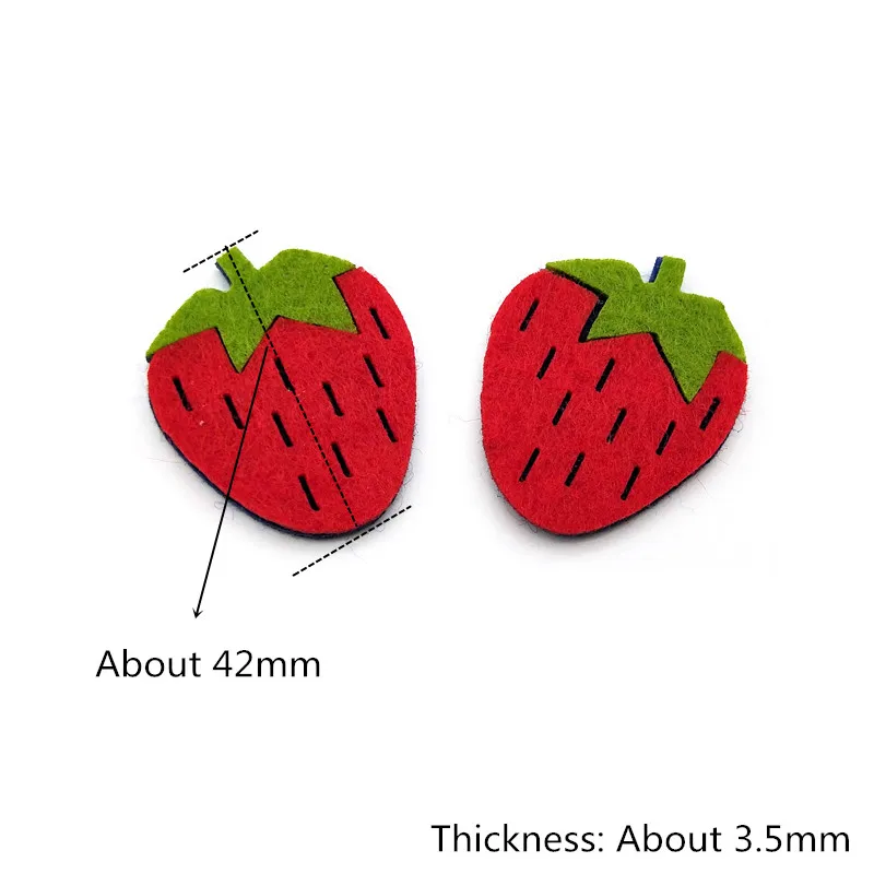 Strawberry as photo WISHMETYOU 10 шт. Фрукты резка толи для детей Diy дома комнаты ремесла ручной работы детей детский сад Декор наклейки милые толи - Цвет: Strawberry as photo