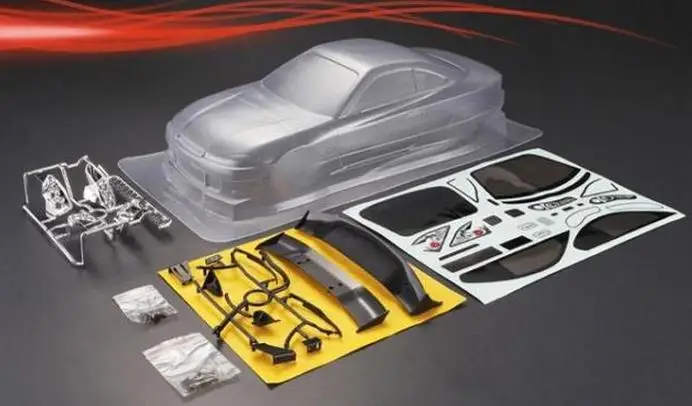 1/10 RC автомобиль прозрачное тело 190 мм NNissan S13 S15 GTR34 35 180SX RX8 RX7 дрейф местности