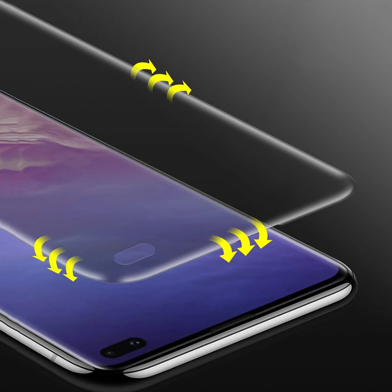 Оригинальная Гидрогелевая пленка для samsung Galaxy S10 S10 Plus S10E, Мягкая анти-шпионская Защитная пленка для samsung S10Plus S10e 3D защитная пленка