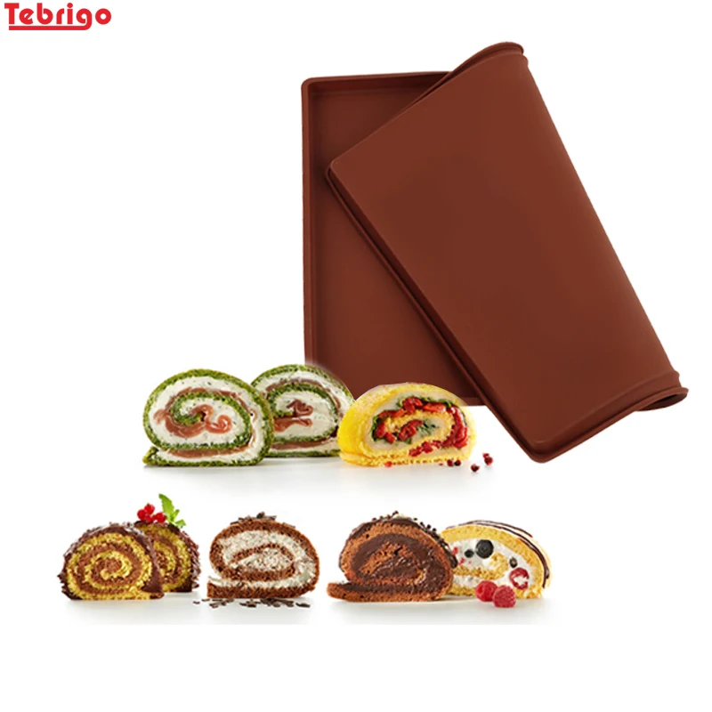Tebrigo маленькая антипригарная силиконовая подкладка для печки торт коврик