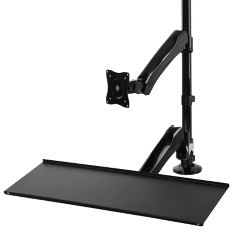 Настольный держатель для монитора компьютера с газовой пружиной + клавиатуры |