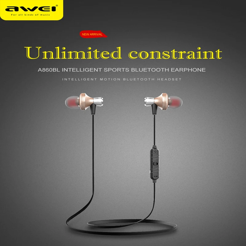 Bluetooth-наушники Awei A860BL Беспроводные спортивные наушники стерео гарнитура для