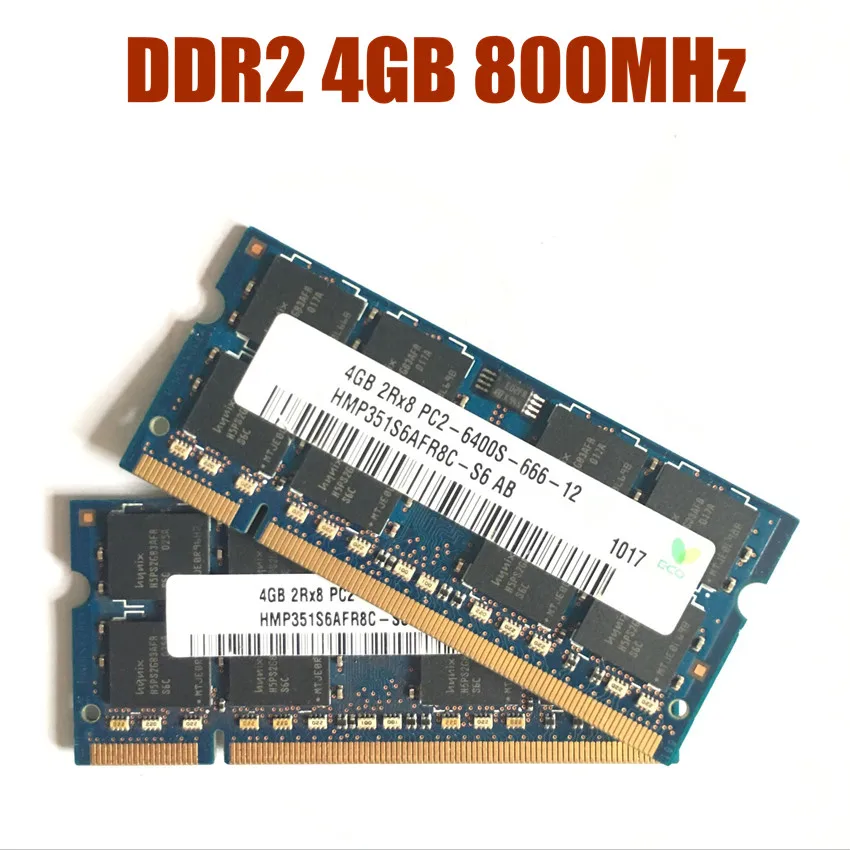 Бесплатная доставка память для ноутбука 4 Гб Φ DDR2 800 МГц оперативная 4G 8G 6400S 200