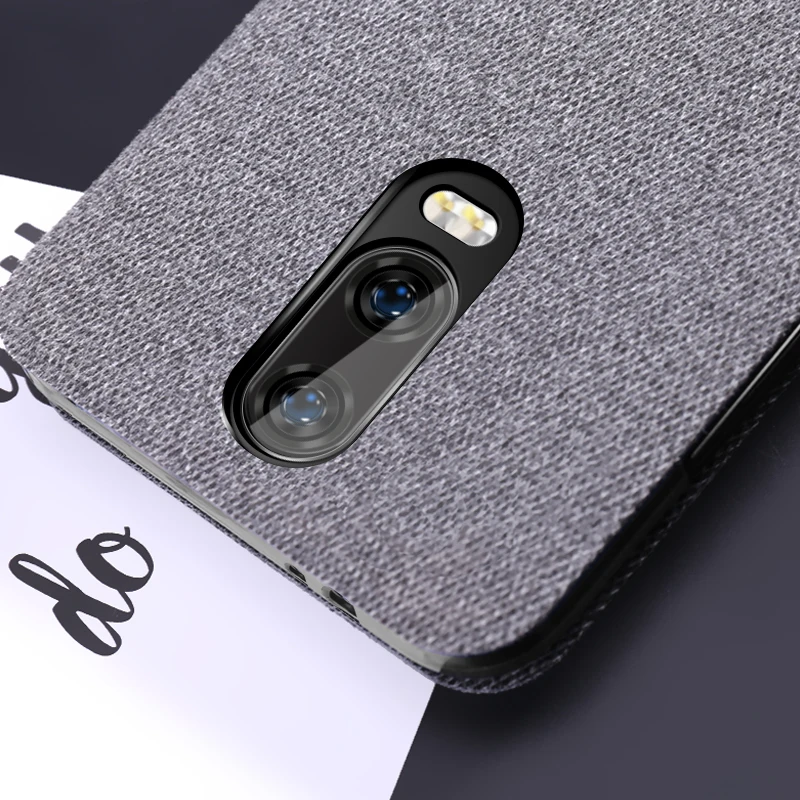 Чехол для Oneplus 6T с защитой во всю крышку, силиконовой задней панелью и тканевым покрытием, оригинал MOFi для телефона One plus.