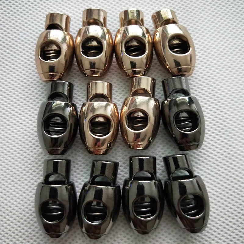 100 шт. золотистые/черные металлические заглушки для шнура | Дом и сад