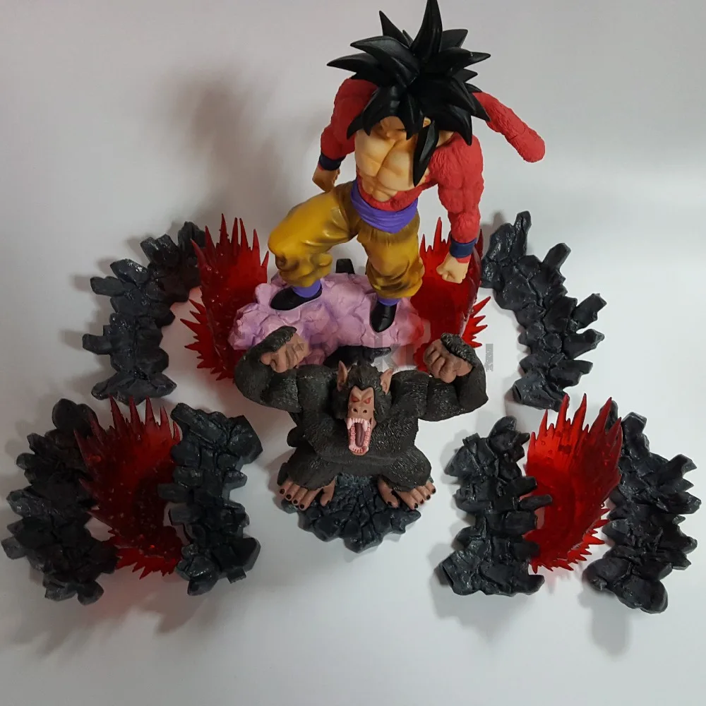 Фигурка Dragon Ball игрушки Goku Super Saiyan 4 Ape аниме Dragon Ball Z Son Goku ПВХ Фигурки figuas De Coleccion