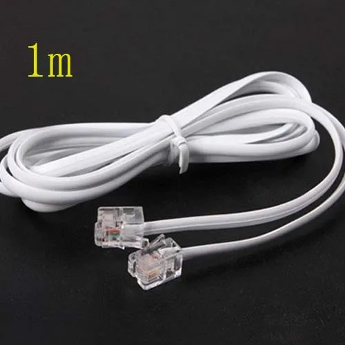 

High Speed 3FT 1M RJ11 Telephone Phone ADSL Modem Line Cord Cable NEW