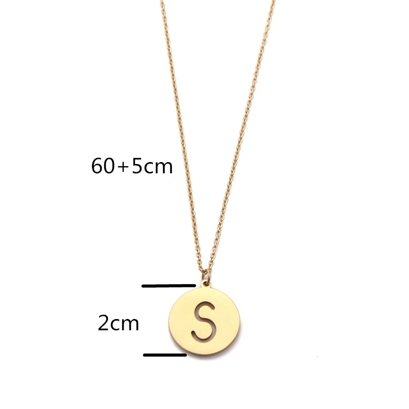 Keamsty Letra S World Map Necklace Pendant Set Silver Rose Gold Initial Letter 316L Stainless Steel Jewelry for Women | Украшения и