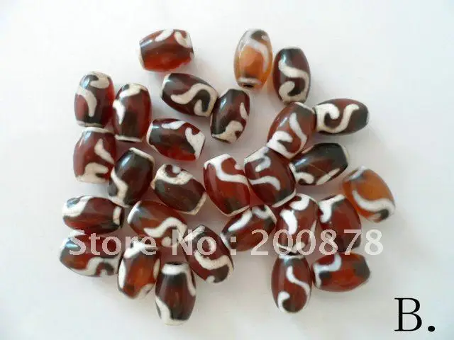 TSB0405 микс Оптовая Продажа тибетские мини дзи свободные бусы 10 бусин партия|beads