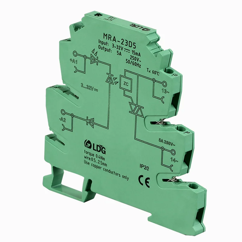 5 шт. Din крепления модульной тонкий PLC реле усилитель не имеет нормально открытый с