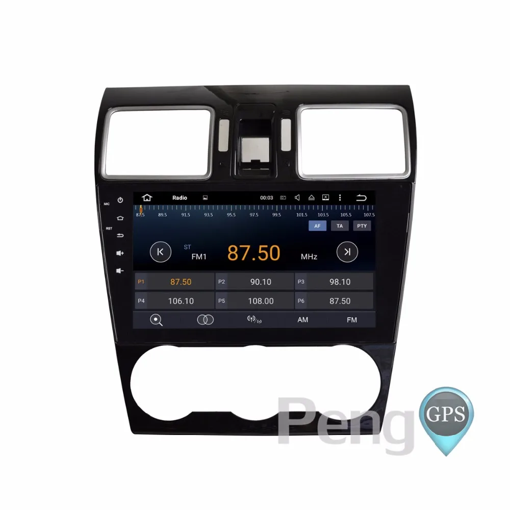 Восьмиядерный 2 Din стерео Android 8 0 автомобильное радио для Subaru Forester 2015 2016 GPS