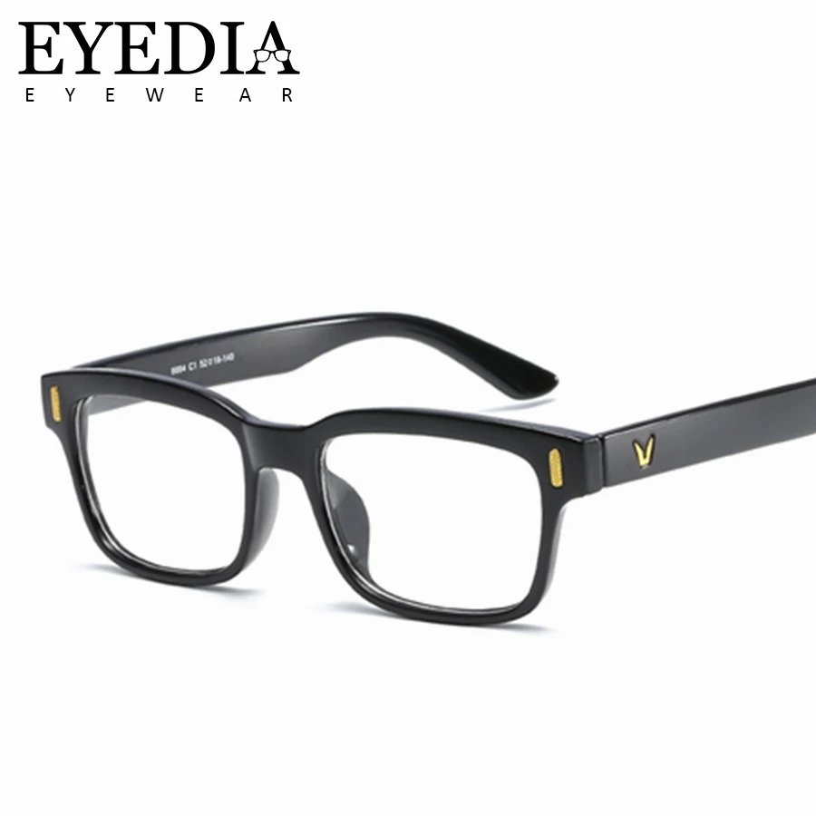 Брендовые дизайнерские классические очки с прозрачными линзами для