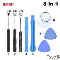 8 in 1 repair pry kit opening tool with pentalobe for apple iphone4 4g 5g 5s 6 samsung galaxy 1000setslot