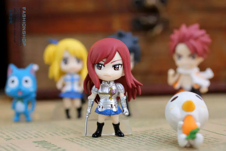 10 компл./лот аниме FAIRY TAIL рисунок набор из 6 шт. ПВХ на каблуке 3 5 см высота|figure toy|figure