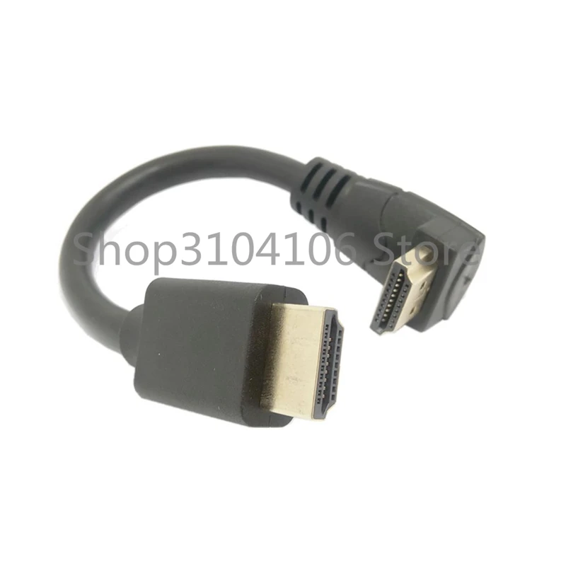 Кабель HDMI 2,0 угол 90 градусов HDMI к HDMI кабель 4k HDMI кабель 4K 1080P 3D для проектора PS3 HD компьютерный кабель 15 см/60 см/180 см