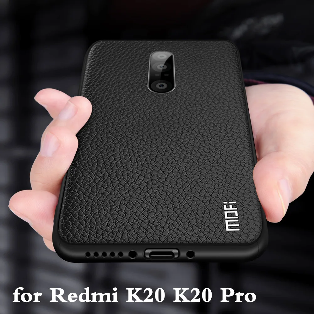 Чехол для Redmi K20 чехол Pro Xiaomi Mi MOFi задний K20pro из ТПУ искусственная кожа Мягкий