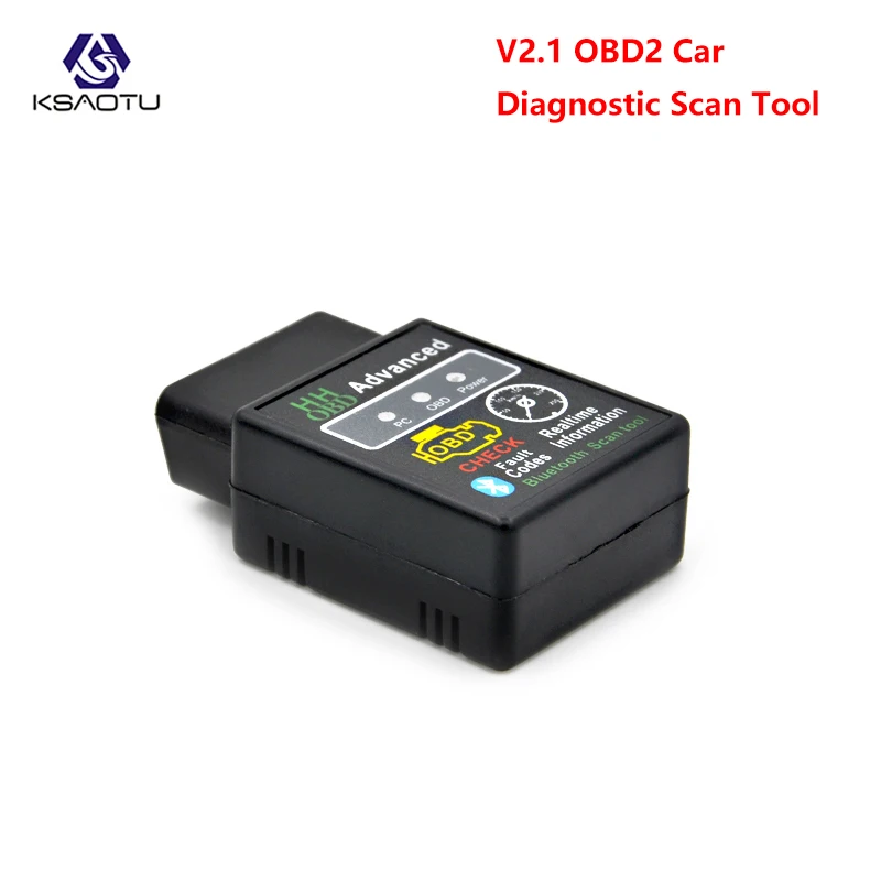 KSAOTU ELM327 OBD2 Bluetooth V2.1 интерфейс работает на Android Torque Elm 327 OBD2/OBD II автомобильный