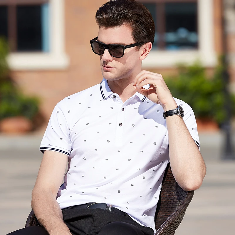 Hollitiger печатные camisa polo masculina Забавный символ хлопок короткий рукав Camisas поло