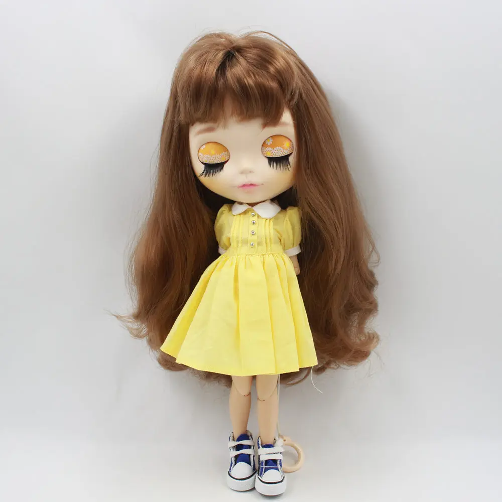 Наряды для куклы Blyth розовое желтое и синее платье костюм 1/6 bjd icy dbs|for dolls|suit dolldress