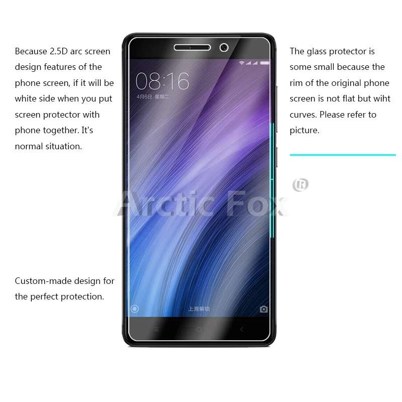 10 шт./лот Премиум закаленное Стекло для Xiaomi Redmi 4 Pro Экран протектор Закаленное