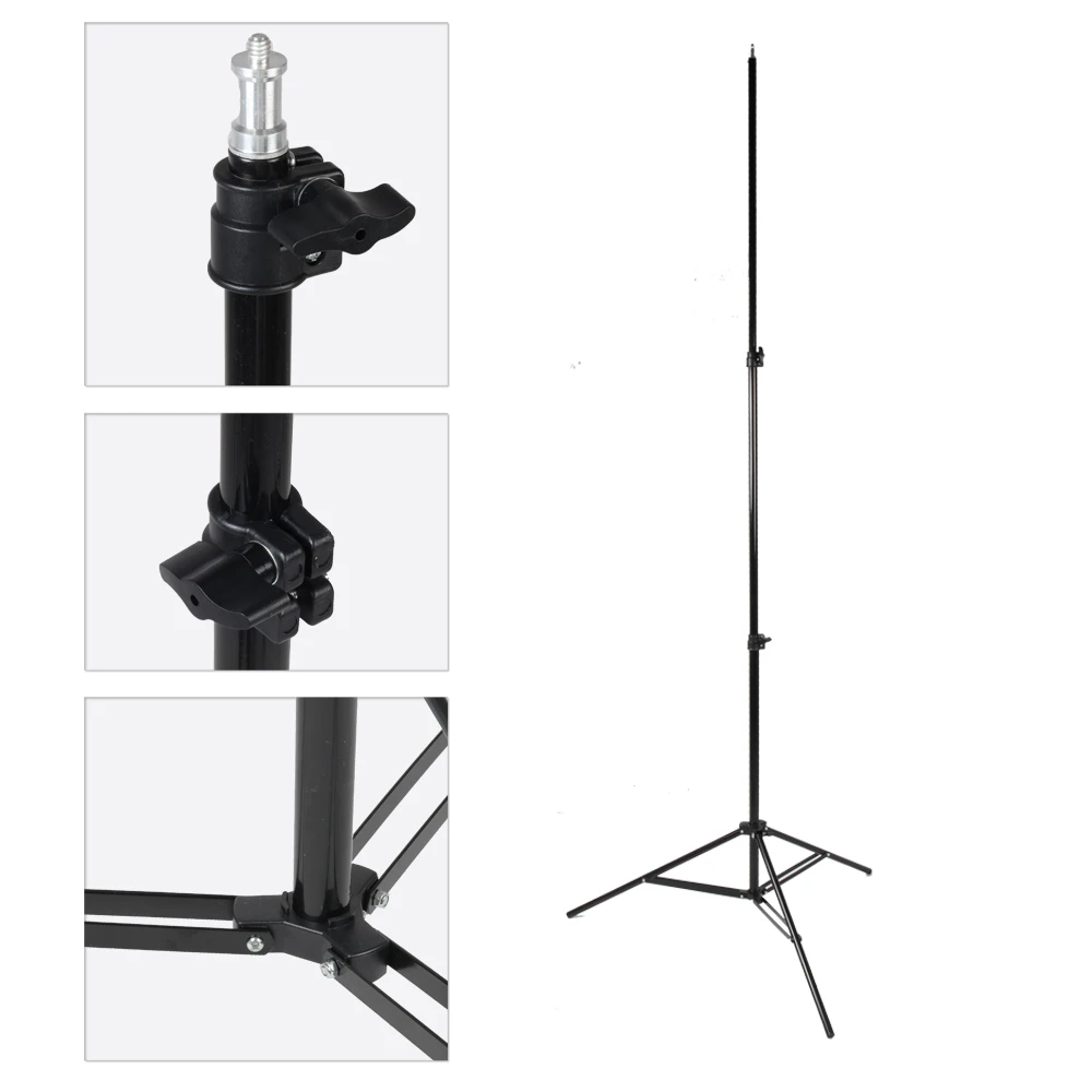 Софтбокс для фотосъемки набор светильник освещения с 4 держателями розеток 2 м