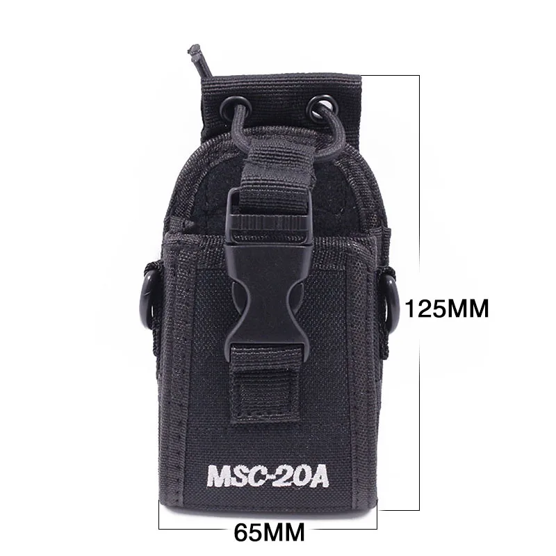 Walkie Talkie чехол MSC-20A держатель сумка для Kenwood BaoFeng UV-5R UV-82 UV-S9 UVB3 Plus UV-B5/B6 BF-888S чехол для радио