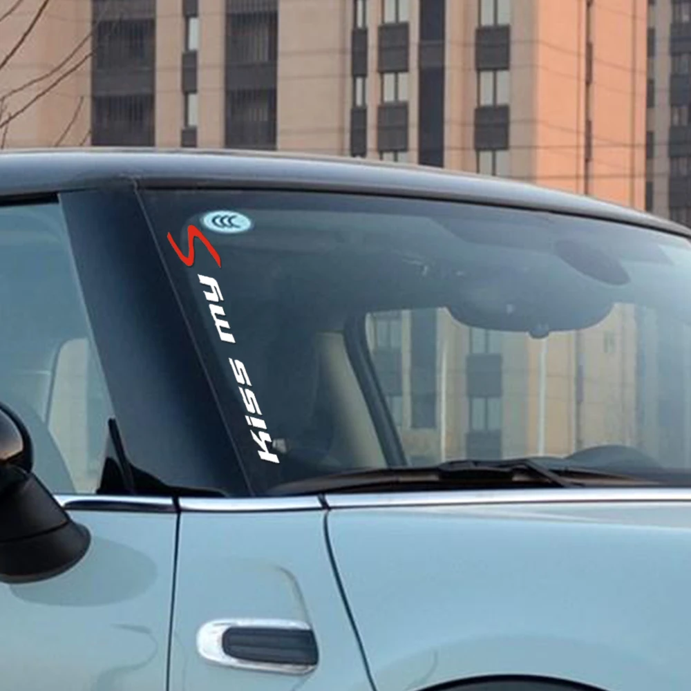 Наклейки на окна Kiss My S графические наклейки для BMW Mini Cooper One F54 F55 F56 F60 R50 R52 R53 R55 R56 R57