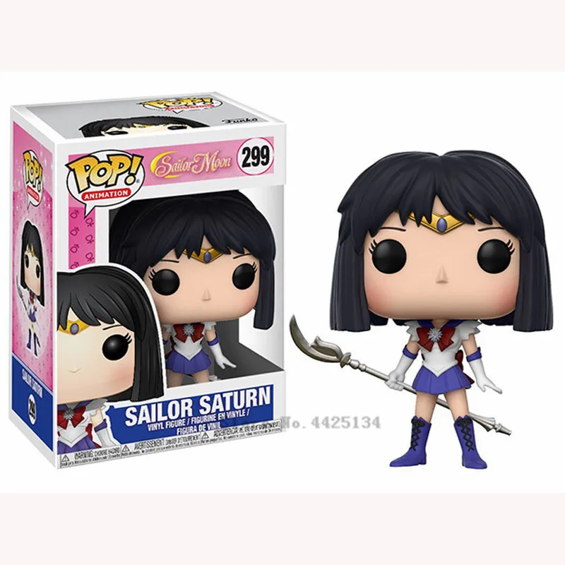 FUNKO Pop Сейлор Мун и луна тематическая Фигурка Статуя заяц персонаж фигурка кукла Сейлор Чиби Мун Сейлор Нептун подарок для девочек