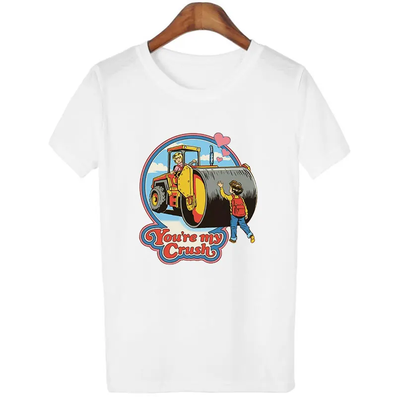 1383white Харадзюку Каваи одежда Винтаж 80s 90s футболка гид самопомощи Графический Тройник женская футболка забавная уличная одежда с графическим принтом - Цвет: 1383white