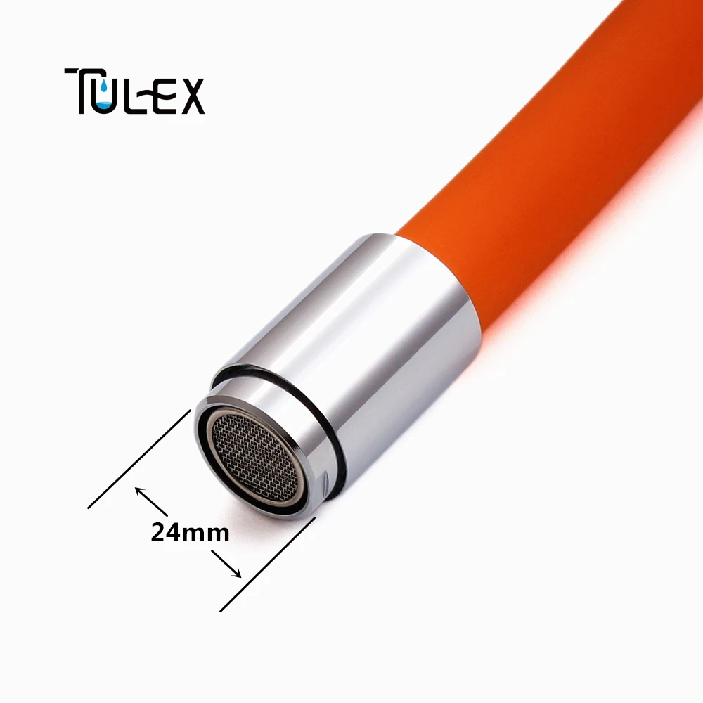 Tulex кран кухонный шланг многоцветная силиконовая трубка гибкий ПВХ шланг G3/4 все направления для кухонного крана 4 цвета