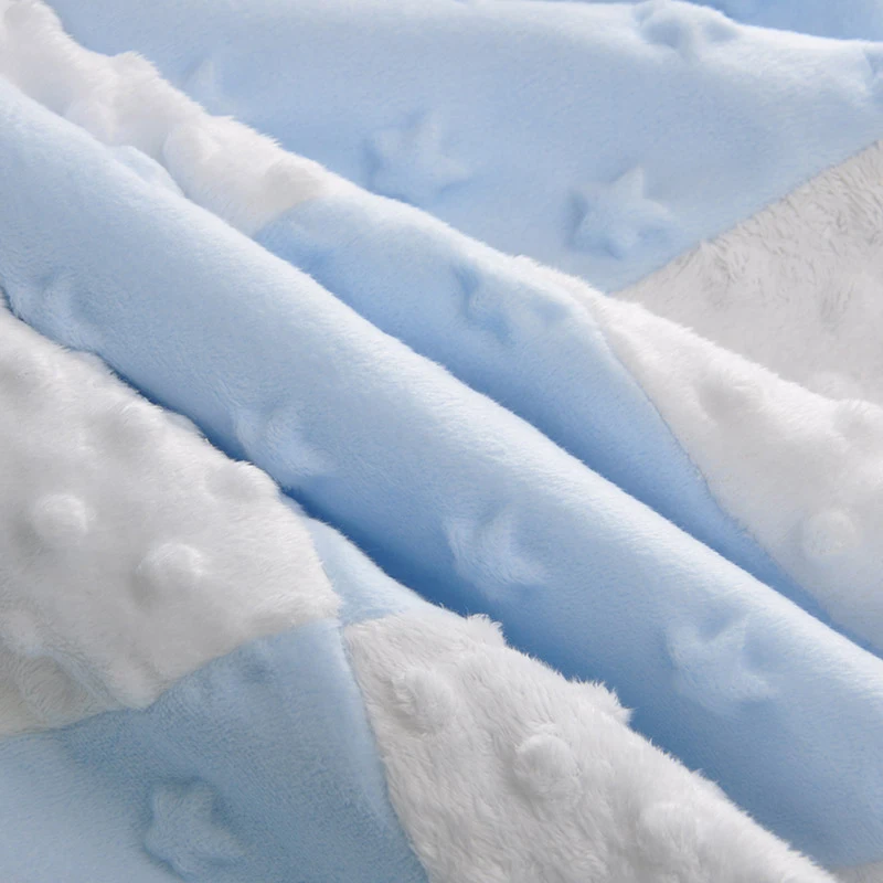 Minky Polar шерстяное одеяло розовое из микрофибрового плюша детское s Двухслойное