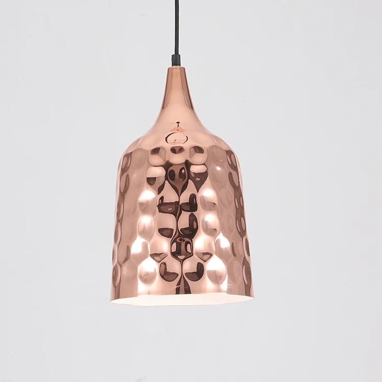 Креативная индивидуальная железная люстра с одной головкой гальваническим