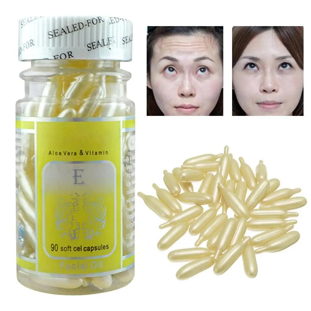 90 шт./бутылка антивозрастная Сыворотка с экстрактом витамина е | Красота и