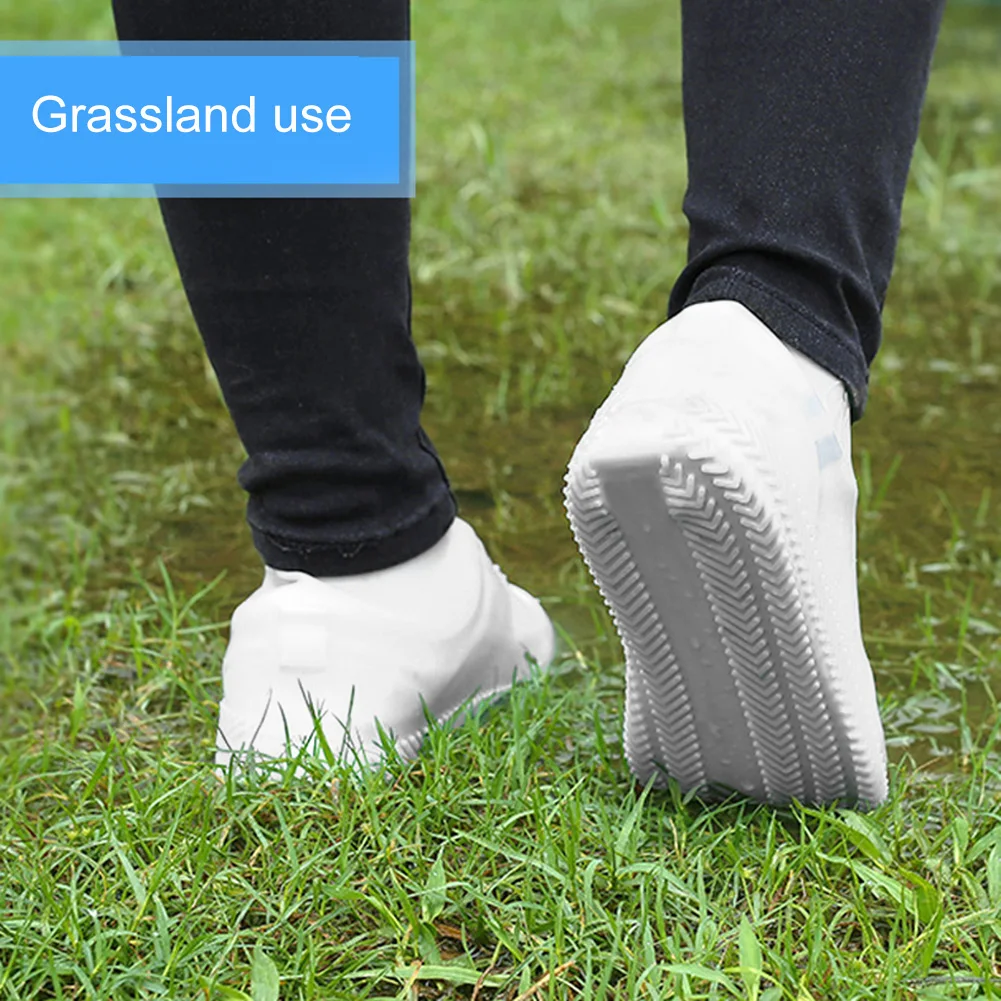 Силиконовые накладки для обуви многоразовые водонепроницаемые износостойкие