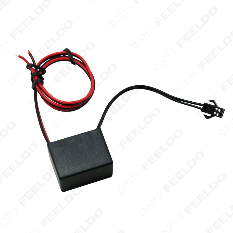 LEEWA 10 шт. 12 В DC Автомобильное украшение из неонового волокна светящаяся световая